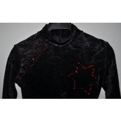 Overall in Velour mit Swarovski, Gr. 8 - 10