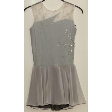 Velour Trainingskleid mit Pailetten, Gr. M - L