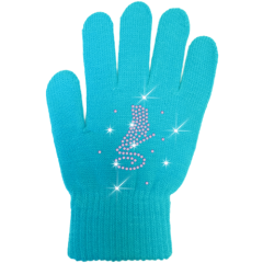 ChloeNoel GV22 Skate Gloves Crystals Fuchsia Junior