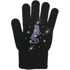 ChloeNoel GV22 Skate Gloves Crystals Fuchsia Junior