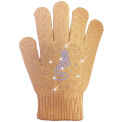 ChloeNoel GV22 Skate Gloves Crystals Fuchsia Junior