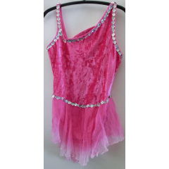 Kürkleid massgefertigt Gr. 6 - 8 Jahre