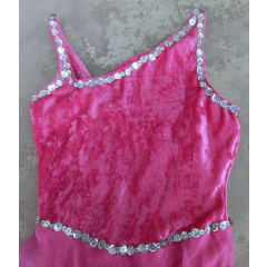 Kürkleid massgefertigt Gr. 6 - 8 Jahre