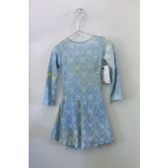 Kürkleid mit Swarovski, Gr. 6 - 8