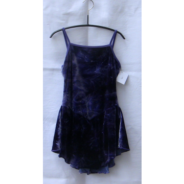 Velour Trainingskleid, batik, Gr. 8-10