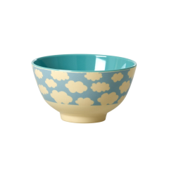 RICE Melamin Schale klein mit "Cloud" Print