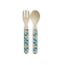 RICE Melamine Besteck mit "whales&starfish" Print