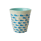 RICE Kids small Melamin Cup "whales&starfish" print