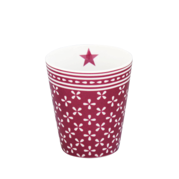 Krasilnikoff Mug Porzellan Tasse "flowers&stars"