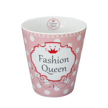 Krasilnikoff Porzellan Tasse "Fashion Queen"