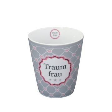 Krasilnikoff Mug Porzellan Tasse "Traum Frau"