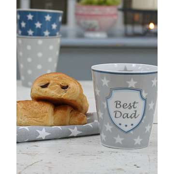 Krasilnikoff Mug Porzellan Tasse "Best Dad"