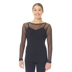 Mondor Supplex & supple mesh top