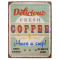 IB LAURSEN Metallschild "Delicious Fresh Coffee"