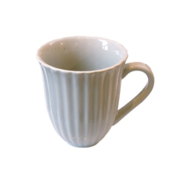 IB Laursen Tasse mit Rillen Mynte Latte