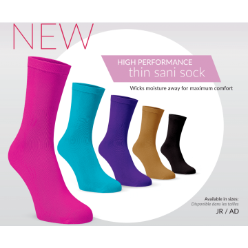 MONDOR Sani Socks  52 black one size JR