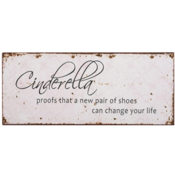 IB LAURSEN Metallschild Cinderella proofs