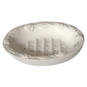 IB LAURSEN Seifenschale weisse Rose