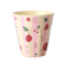 RICE Melamine Becher "Cherry" medium