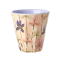 RICE Medium Melamine Becher mit "Iris" Print