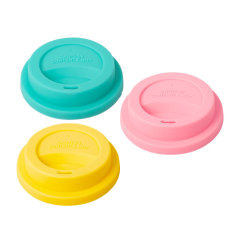 RICE Silikon Deckel für Melamin Becher medium und...