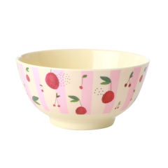 RICE Medium Melamin Bowl mit "Cherry" print