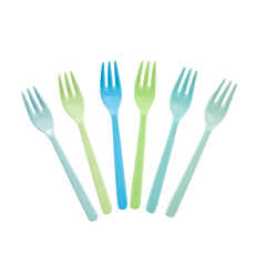 RICE Melamin Gabeln "farbig" 6er Pack