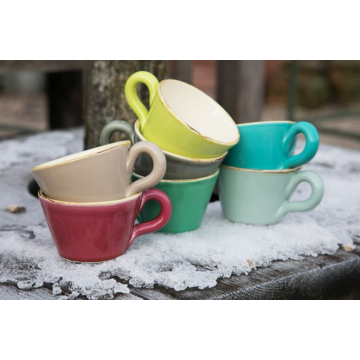 Grün&Form Tasse Höhe 7 cm 10 türkis