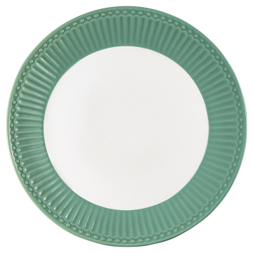 GreenGate Teller - Dinner Plate Alice "dusty green"