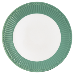GreenGate Teller - Dinner Plate Alice "dusty green"