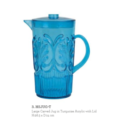 RICE Acrylkrug mit Deckel