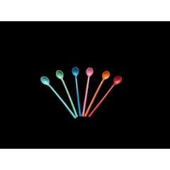 RICE Long Melamine Spoon in 6 assorted colour