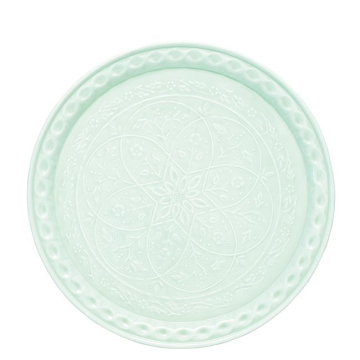 GreenGate Iron tray Milky mint D: 42 cm.