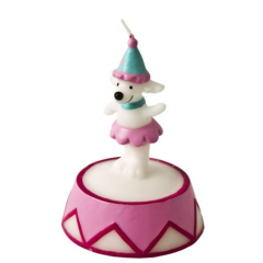 RICE Dekokerzen "Dog"