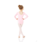 Mondor Ballettbody 01 true pink 4 - 6 Jahre