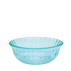Glass Bowl blue set of 2 pcs