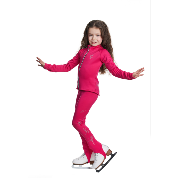 JIV Trainingsjacke "Princess" 130 = 8 - 9 Jahre PK pink