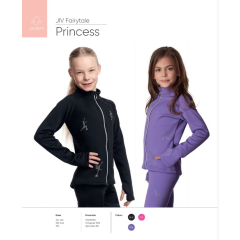JIV Trainingsjacke "Princess" 130 = 8 - 9 Jahre PK pink