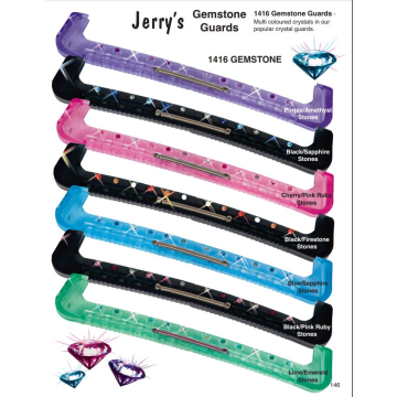 Jerrys Crystal gemstone Guards purple/amethyst one size