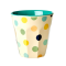 RICE Melamine Becher "Dots" Print