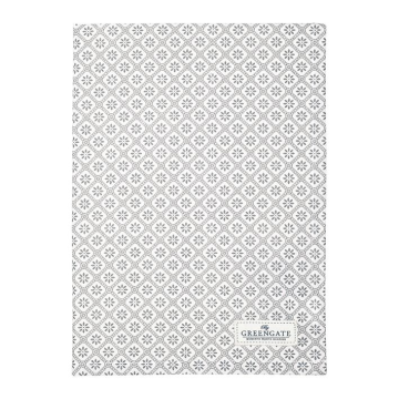 GreenGate Tea Towel Bianca warm grey 50 x 70 cm