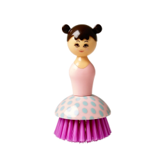 RICE Doll shaped brush in pink