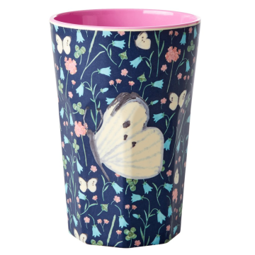 RICE Melamin Becher "Sweet Butterfly" large