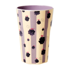 RICE Melamin Becher "Blackberry beauty" large