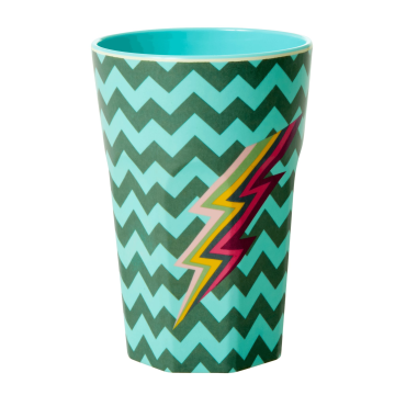 RICE Melamin Becher "Zig Zag" large