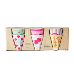 RICE Melamin Kinderbecher "Party Animal pink"...