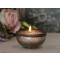 Chic Antique Tealight holder with pearl edge 5x9cm