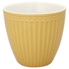 GreenGate Latte Cup Alice honey mustard"