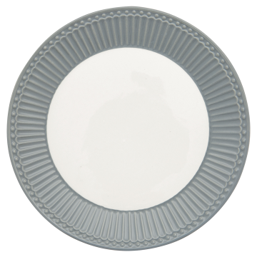 GreenGate Teller - Plate Alice "stone grey"