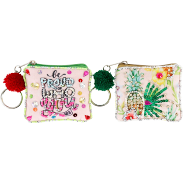 Perlentäschli mit "BE PROUD"